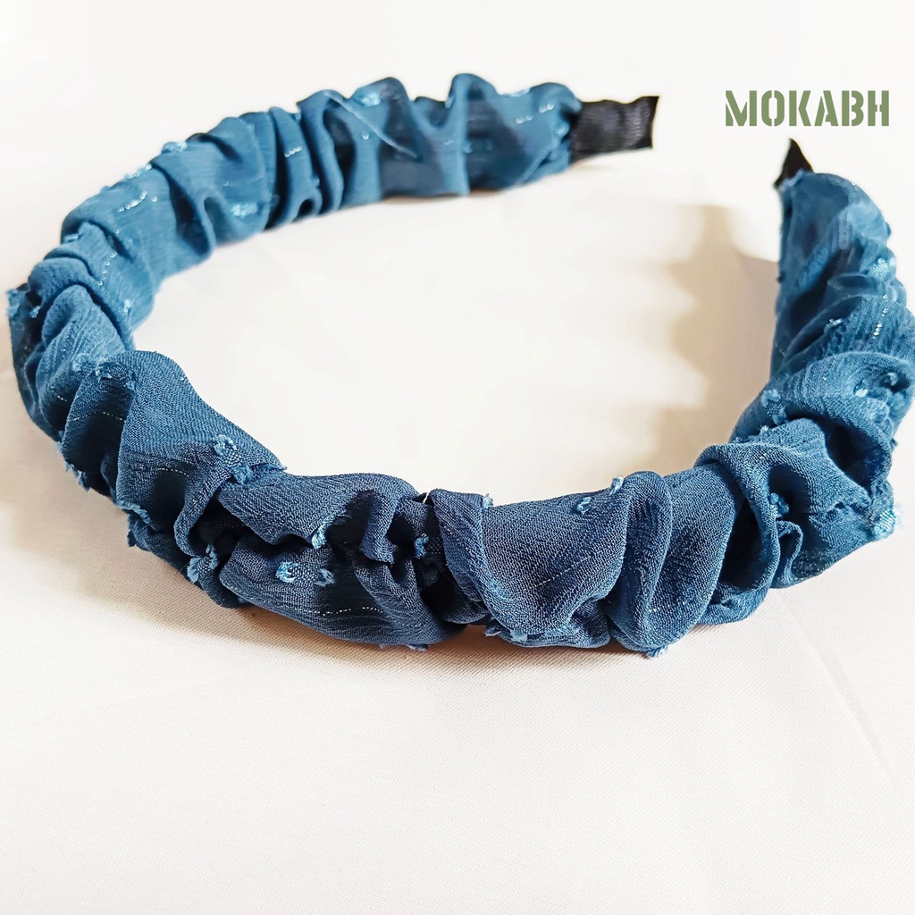 Băng Đô Cài Tóc Màu Trơn Viền Mềm Mại Chống Va Chạm Đa Năng