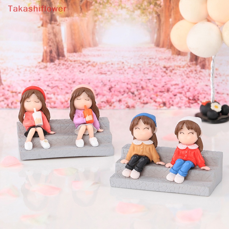 Set 3 Mô Hình Mini Trang Trí Tiểu Cảnh Sân Vườn / Nhà Cửa / Xe Hơi