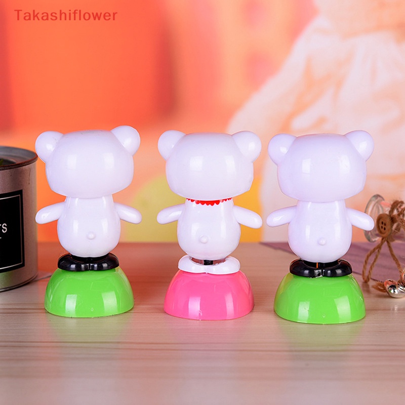 1 Búp Bê Thỏ / Gấu Trúc Lắc Đầu Dễ Thương Trang Trí Xe Hơi