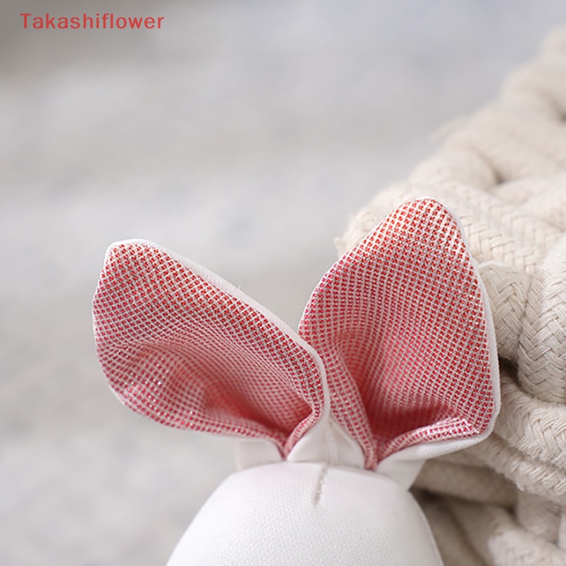 Móc Khóa Thỏ Nhồi Bông Dễ Thương Dùng Làm Quà Tặng