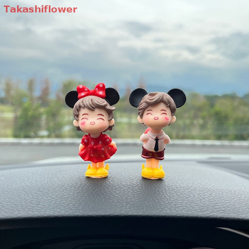 1 Cặp Đồ trang trí Nhân Vật Anime Dễ Thương Trang Trí Xe Hơi