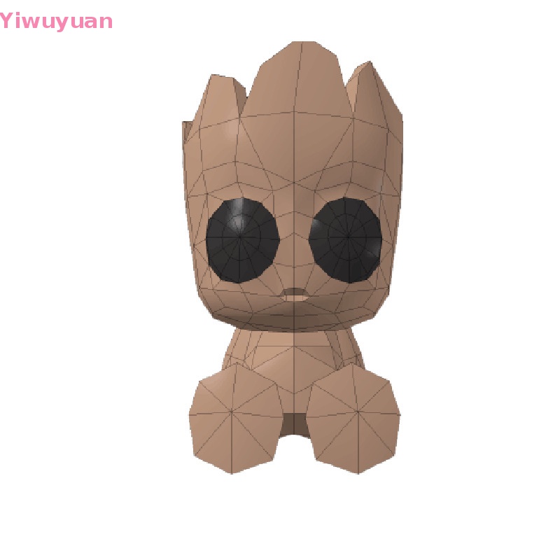 Mô Hình Nhân Vật Groot Olaf 3D Bằng Giấy Thủ Công Dùng Trang Trí Mới