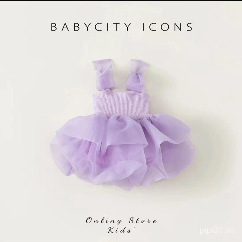Đầm Công Chúa Pettiskirts Nhỏ Hai Dây 2023 Cho Bé Gái cxb Pici01.vn5.18