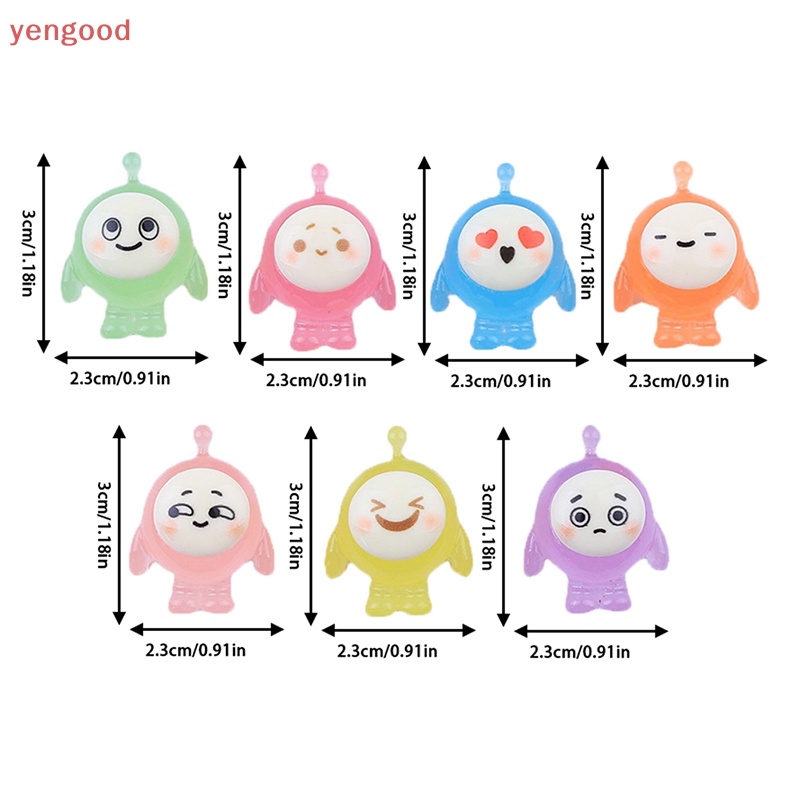 Set 5 Đồ trang trí Nhân Vật Hoạt Hình Bằng Nhựa Resin Phát Quang Trang Trí Sân Vườn / Xe Hơi