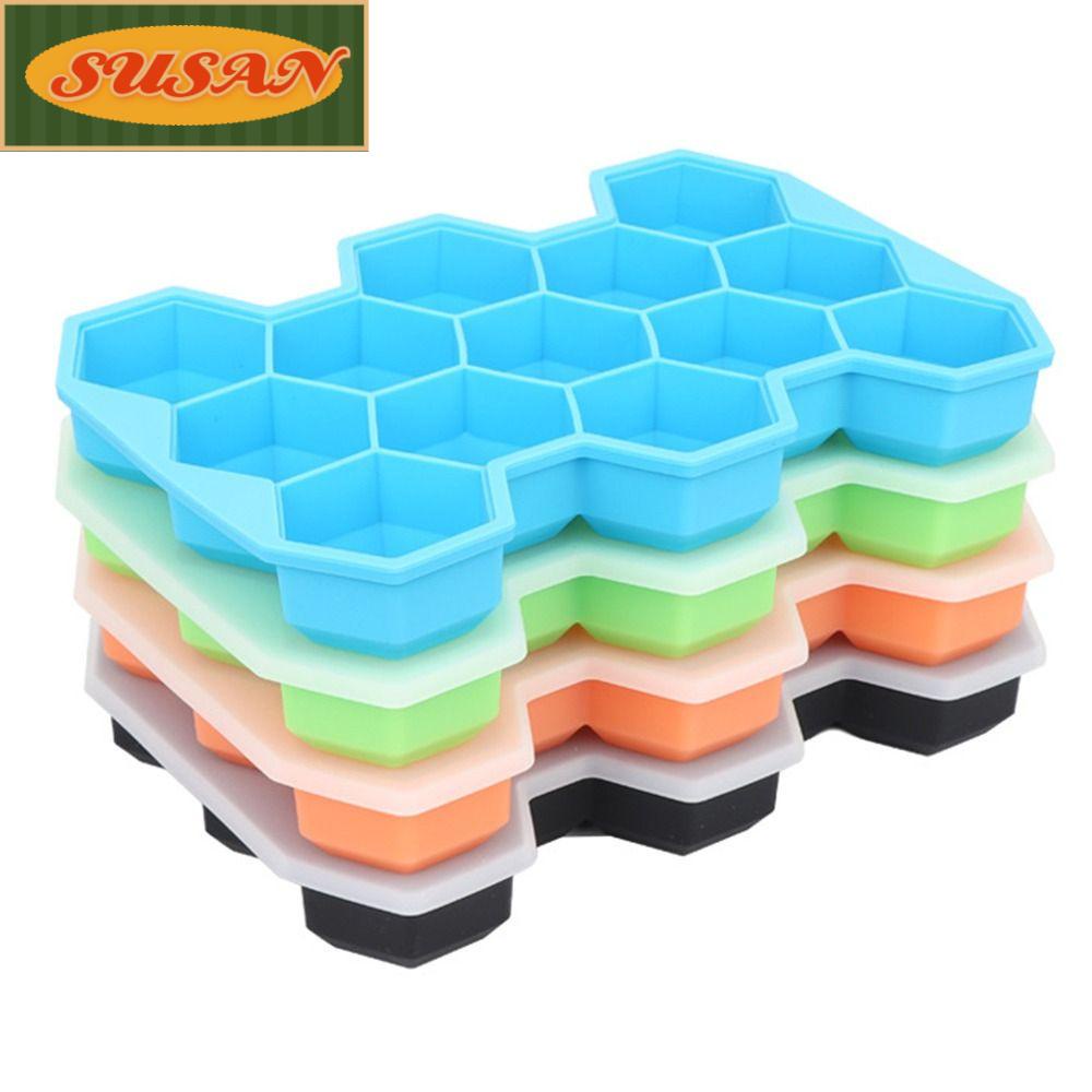 Khuôn Silicone Làm Đá Viên Có Nắp Tháo Rời Được