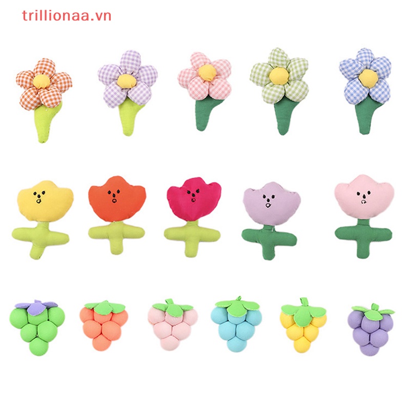 Ghim Cài Áo Hình Hoa Năm Lá Bằng Vải Bông Thủ Công Cho Bé