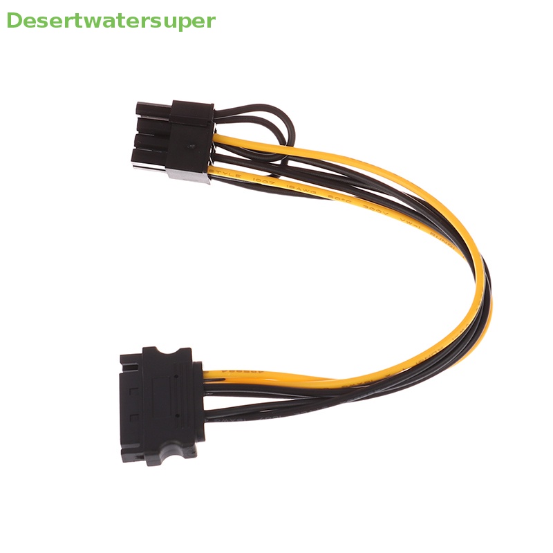 1 Cáp Nguồn 15Pin SATA Male Sang 8Pin (6 + 2) PCI-E Dài 20cm