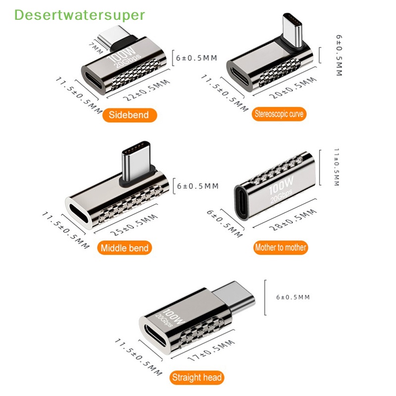 Bộ Chuyển Đổi Type C 4.0 Sang USB Type C 100W 20Gbps Hỗ Trợ Âm Thanh / video 4K / 8K Cho Máy Tính Bảng