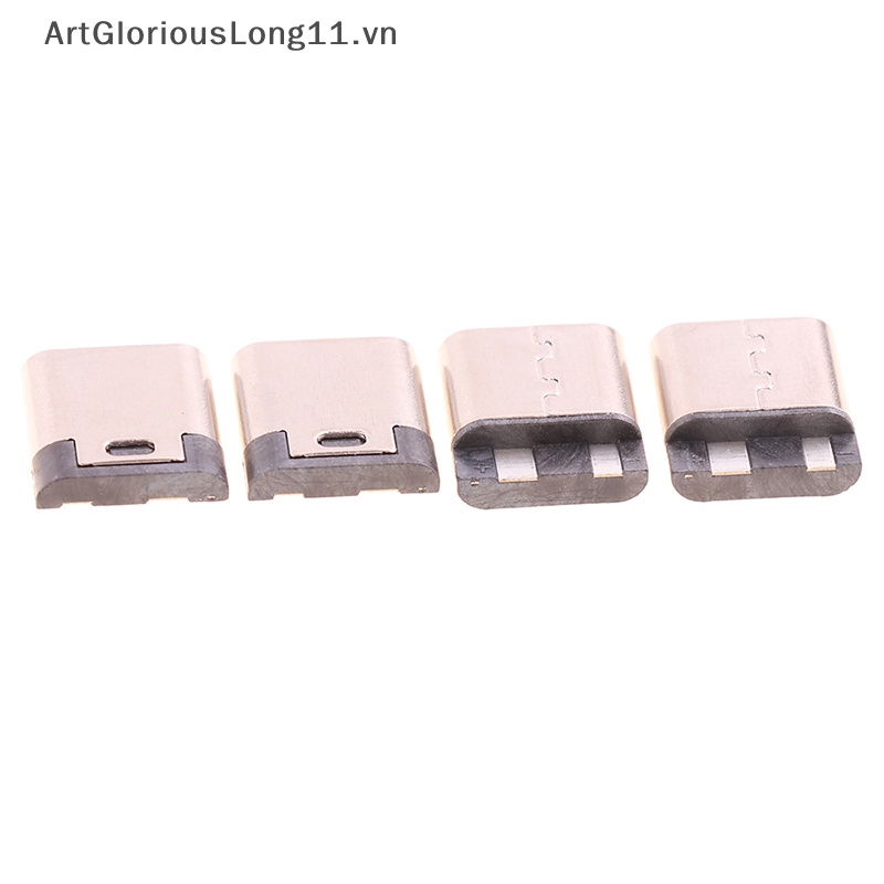 Set 10 Đầu Nối Ổ Cắm USB Loại C 2 Chấu 3A Chuyên Dụng