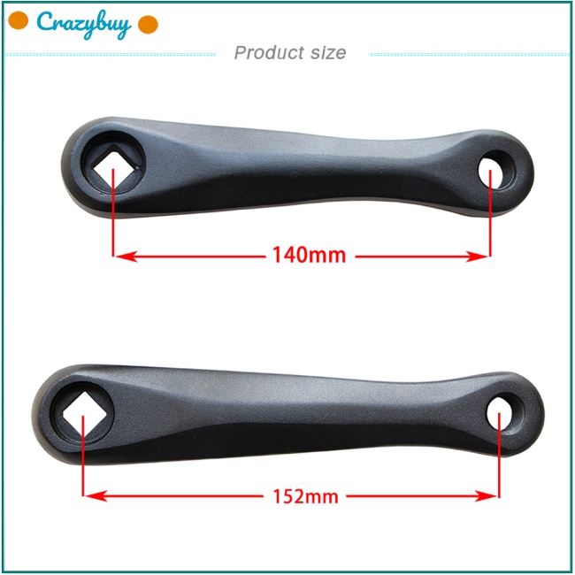 Tay Quay CR 140mm / 152mm 7 / 8 / 9 Bằng Hợp Kim Nhôm Cho Xe Đạp Leo Núi