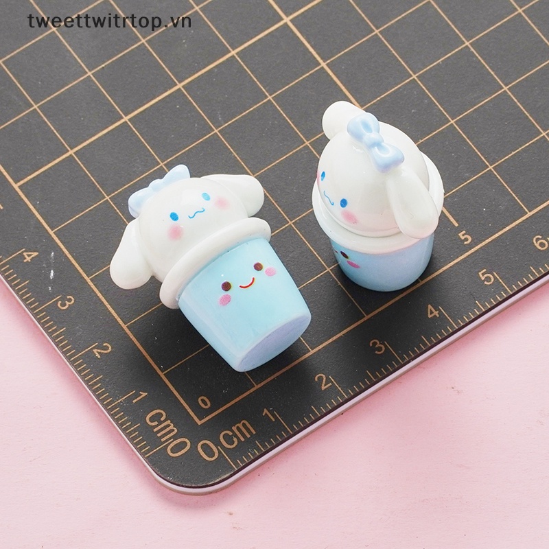 Trtop Dây Xích Resin Ba Chiều Màu Macaron Hình Động Vật Hoạt Hình Dễ Thương Làm Móc Khóa Điện Thoại Di Động DIY