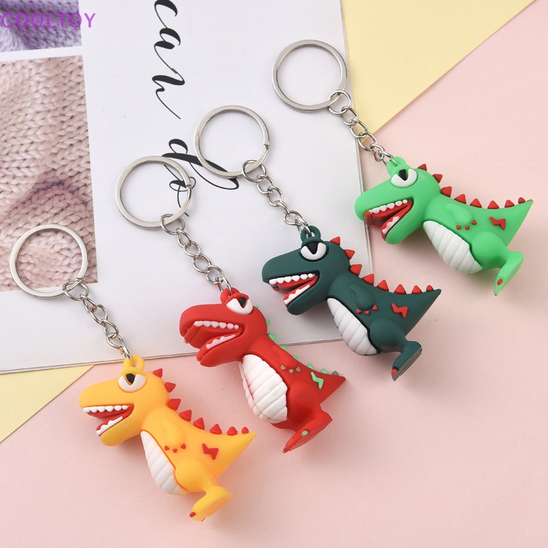 1 Móc Khóa Hình Khủng Long Dễ Thương Bằng PVC