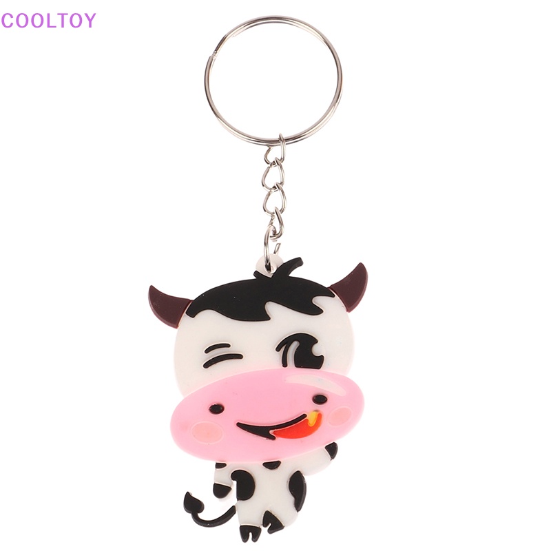 1 Vỏ Silicon PVC Mềm Bọc Chìa Khóa Hình Động Vật Hoạt Hình Dễ Thương