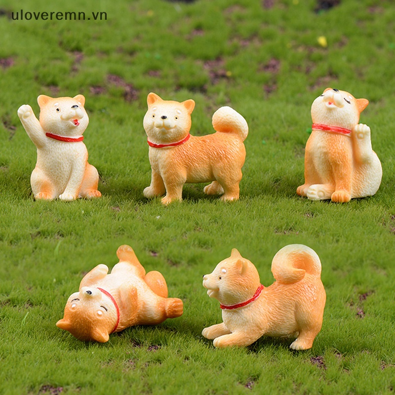 Mô Hình Chú Chó Shiba Inu Akita Kiểu Nhật Bản Dễ Thương Dùng Trang Trí
