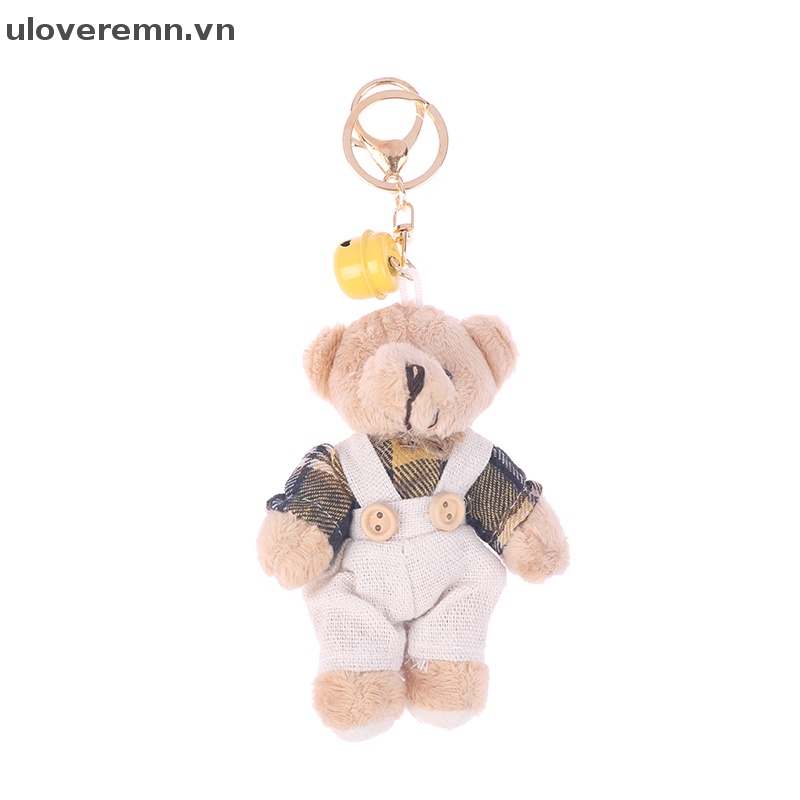 Uloveremn Móc Khóa Vải Lanh Hình Thỏ Dễ Thương Phong Cách Đồng Quê Dành Cho Cặp Đôi