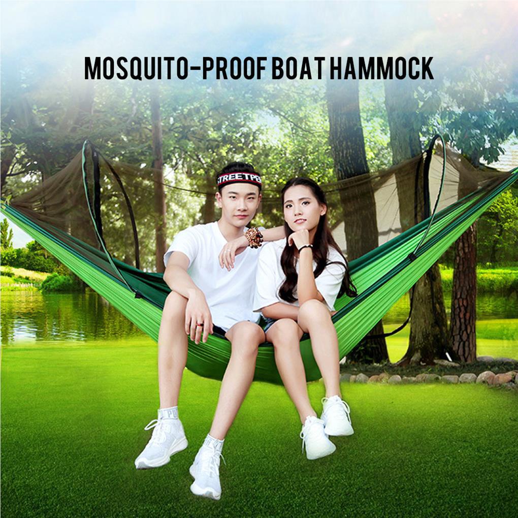 Võng Treo Có Màn Chống Muỗi Bằng Nylon Tiện Dụng Mang Theo Du Lịch / Dã Ngoại