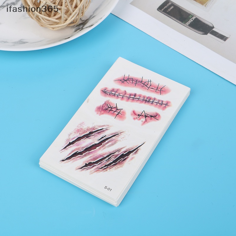 Sticker Vết Thương Giả Chống Thấm Nước Dùng Hóa Trang Halloween ifashion365