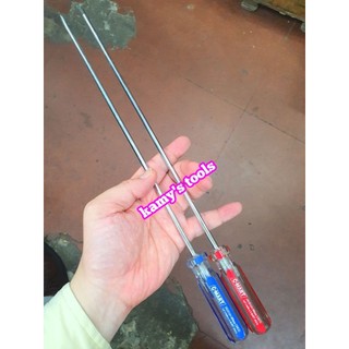 Tua vít bake dẹp 5mm dài 75mm 100mm 125mmm 150mm 200mm 300mm model c0023 c-mart