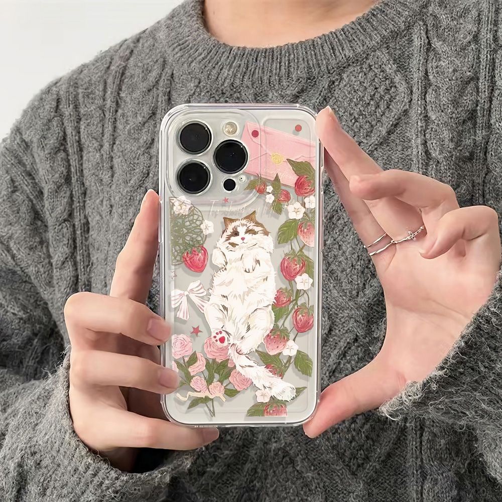 ✅Ốp Điện Thoại Mềm Chống Sốc Hình Phong Bì Cho Iphone 14Pro 7813I 12 6Inmax 11 J5GB