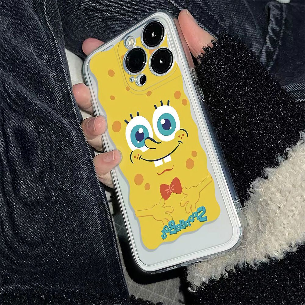 ✅Ốp Điện Thoại Dẻo Họa Tiết Hoạt Hình Spongebob Chống Sốc Cho iPhone12 Apple 6Inmax14Pro 78 Phong Cách 1311 CLNQ
