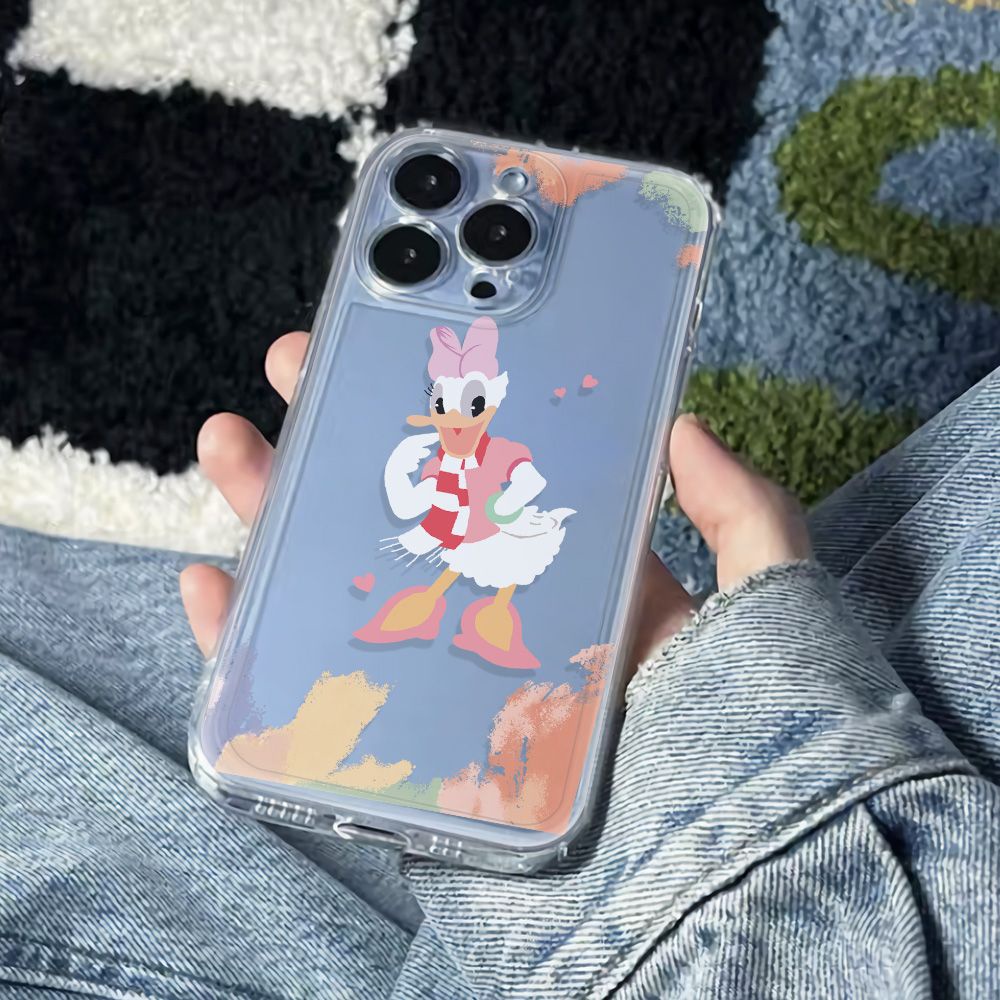 ✅Ốp Điện Thoại Dẻo Họa Tiết Hoa Cúc Đơn Giản Chống Sốc Cho Iphone 11 13Max Plus 14 Pro 12 6In78 20OS