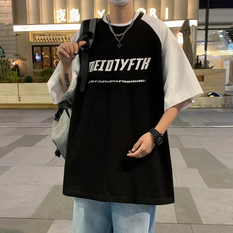 Áo Thun Raglan Tay Ngắn Dáng Rộng Phong Cách Thời Trang Mùa Hè 2023 Mới