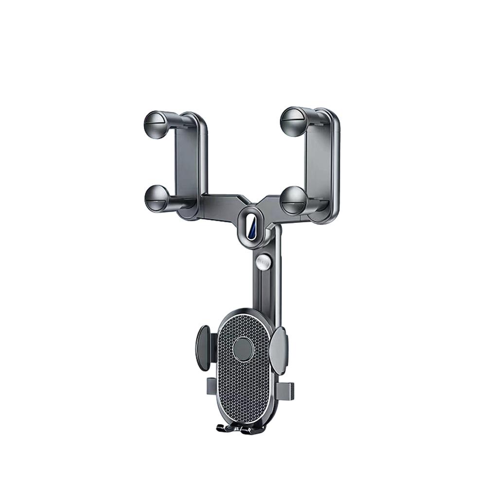 Giá Đỡ Điện Thoại Gắn Kính Chiếu Hậu Xe Hơi Thiết Kế Xoay 360 Độ Tiện Dụng