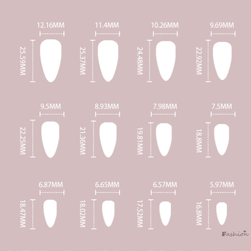 Móng Tay Giả Màu Nâu &amp; Trắng Bằng Chất Liệu ABS Giả Nhẹ Nhàng Để Trang Trí Móng Tay Và Da