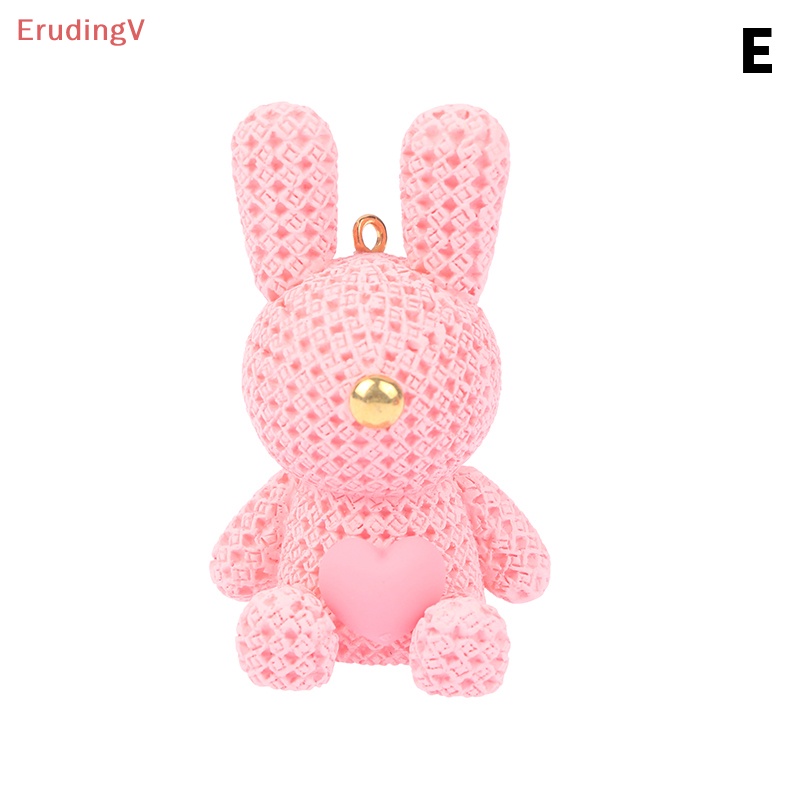 [ErudingV] 1 Móc Khóa / Móc Khóa / Búp Bê Thỏ Tình Yêu DIY Để Bàn Trang Trí [Mới]