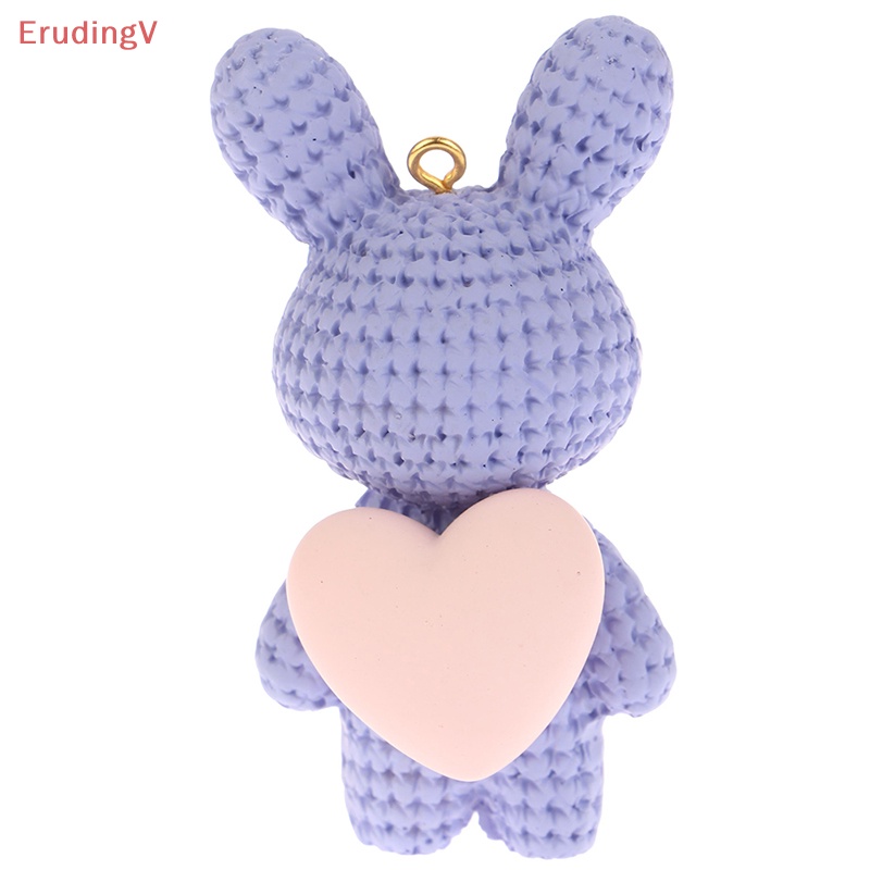 [ErudingV] 1 Móc Khóa / Móc Khóa / Làm Đồ Trang Sức DIY Hình Thỏ Hoạt Hình Dễ Thương Để Bàn Trang Trí