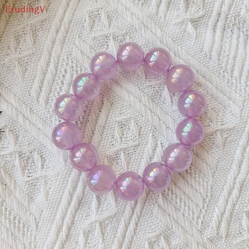 [ErudingV] Vòng Tay Cặp Đôi Hạt Cườm Nhiều Màu Sắc Thủ Công Đầy Màu Sắc Xanh Lam Hồng Làm Quà Tặng