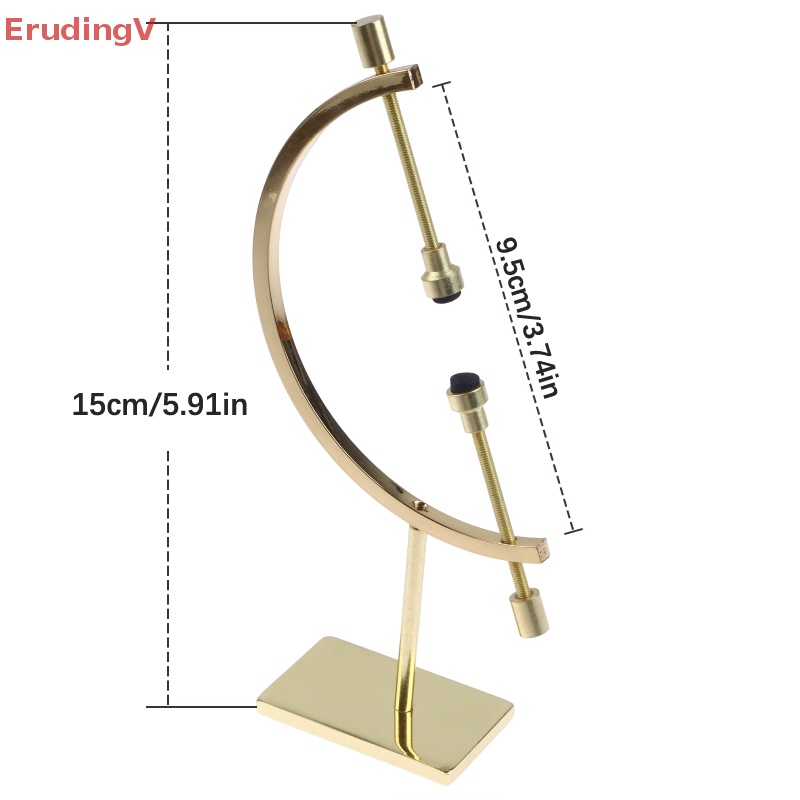 [ErudingV] Đế Kim Loại Màu Vàng Hình Cầu Trưng Bày Quả Cầu Thủy Tinh Trang Trí Thời Trang [Mới]