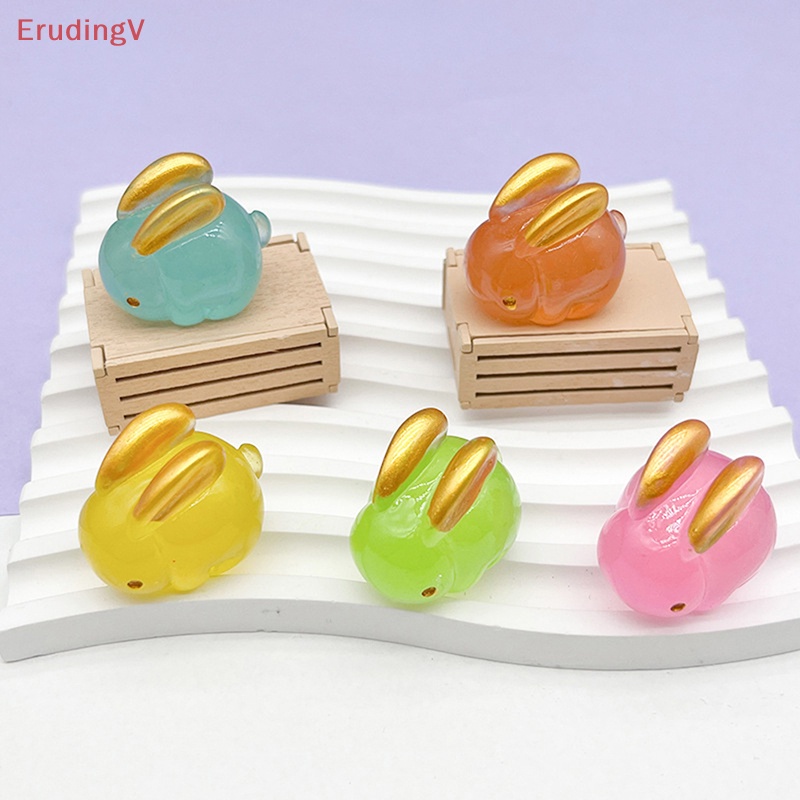 [ErudingV] 1 Tượng Thỏ Dạ Quang Trang Trí Nội Thất [Mới]