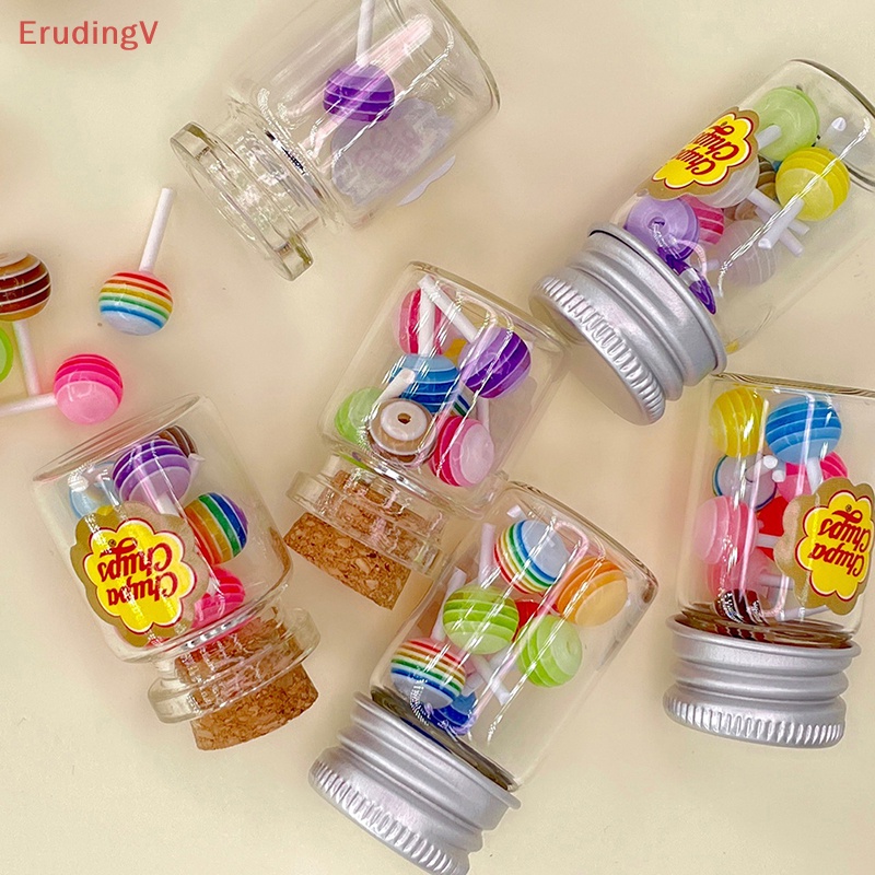 [ErudingV] Mô Hình Kẹo Mút Đóng Hộp Mini Trang Trí Nhà Búp Bê Thu Nhỏ [Mới]