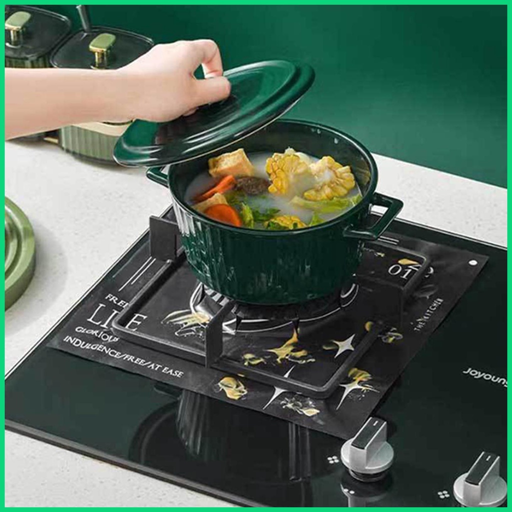 Tấm Lót Bảo Vệ Bếp Ga Cách Nhiệt Tái Sử Dụng Tiện Lợi