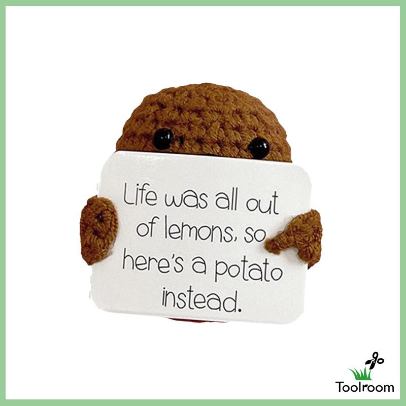 Búp Bê Đồ Chơi Bằng Len Hình Khoai Tây Chiên Vui Nhộn Dành Cho Bé