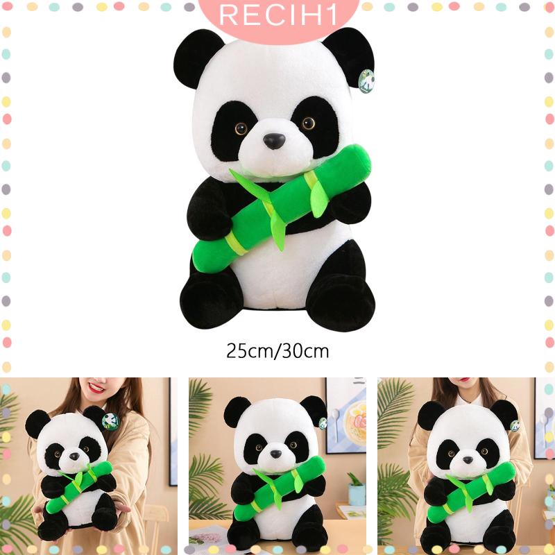 [Recih] Gối Nhồi Bông Hình Gấu Trúc Dễ Thương Dành Cho Bé Trai Và Bé Gái