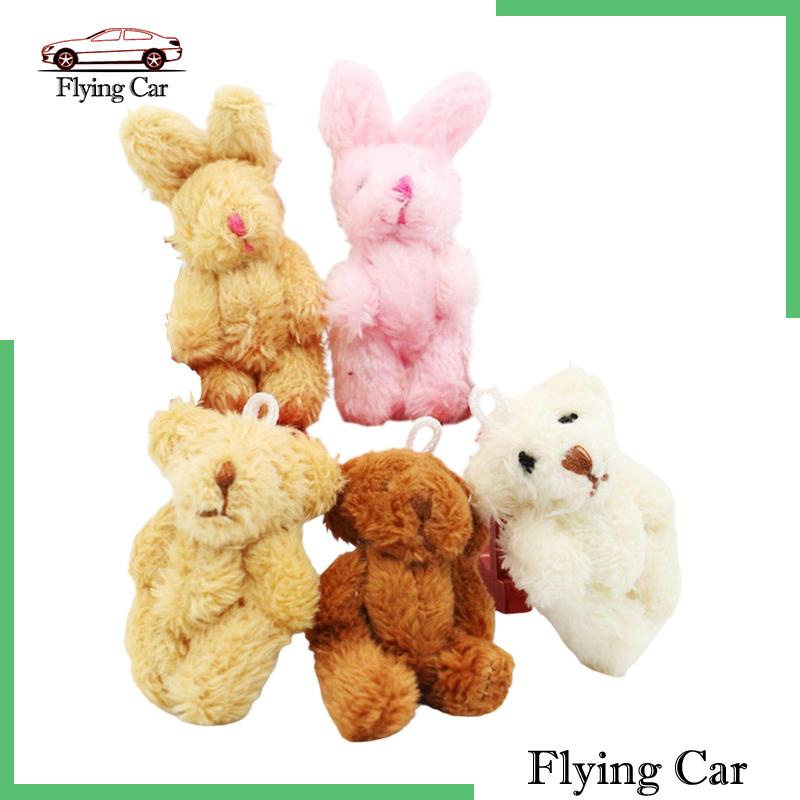 [Lzdjfmy2] 5 Mô Hình Thỏ Bông Thu Nhỏ 1 / 12 Trang Trí Tiệc Phục Sinh