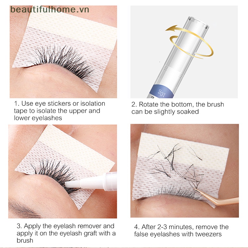 Bút Tẩy Keo Dán Lông Mi Chuyên Nghiệp Màu Trong Suốt Dung Tích 10ML