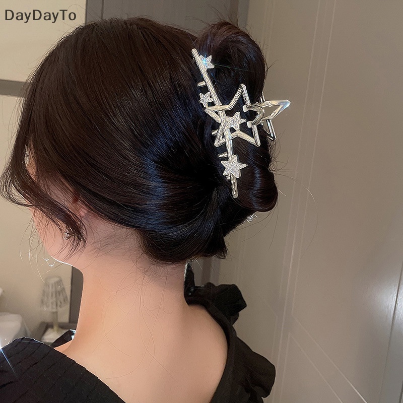 Kẹp Tóc Hình Ngôi Sao Đính Đá Pha Lê Màu Sắc Thời Trang Cho Nữ