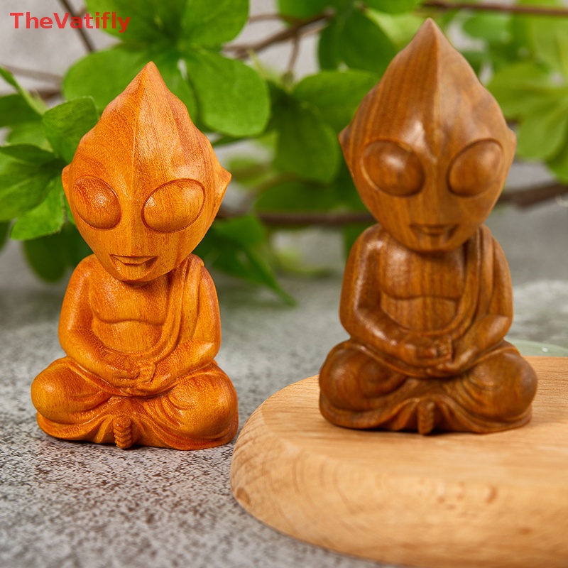 [Thevalifly] Tượng Điêu Khắc Tay Ultraman Hoạt Hình Màu Trơn Trang Trí Nhà Cửa