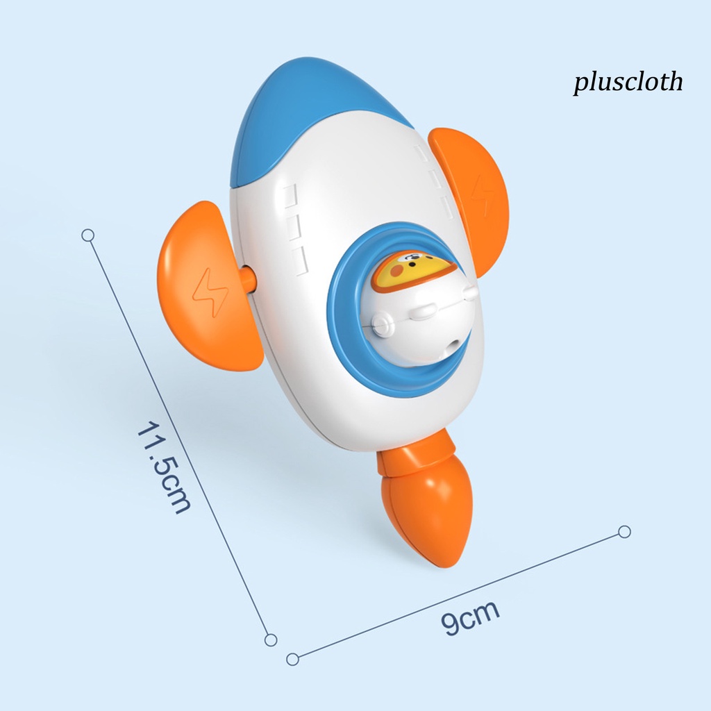 &lt; Plus &gt; Đồ Chơi Lên Dây Cót Hình Tên Lửa Bằng ABS Thú Vị Có Thể Tái Sử Dụng Cho Phòng Tắm