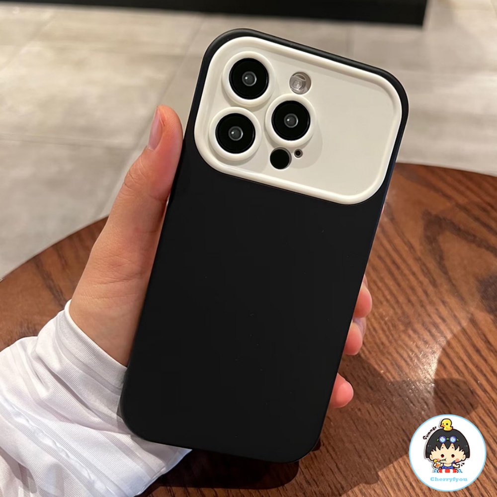 Ốp Điện Thoại Silicon TPU Mềm Đơn Giản Bảo Vệ Ống Kính Máy Ảnh Toàn Diện Cho IPhone 14 Pro Max 13 12 11 Pro Max XS XR