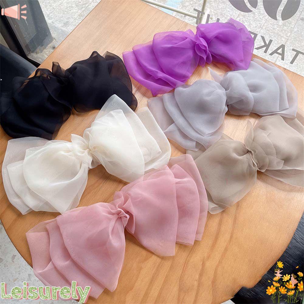 Kẹp Tóc Hình Nơ Cỡ Lớn Thời Trang Cho Nữ