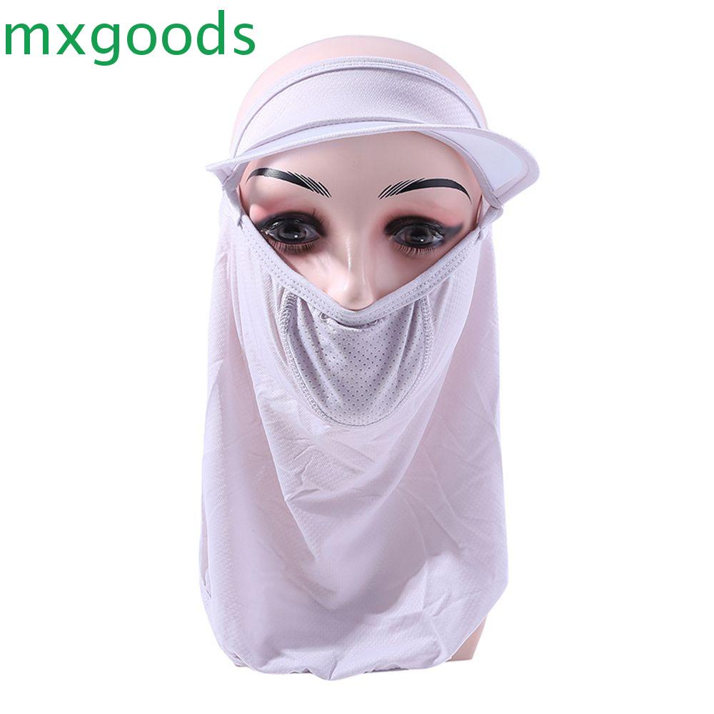 Mũ Chống Nắng MXGOODS Kèm Mặt Nạ Bảo Vệ Cổ Chống Tia Uv Tiện Dụng Cho Nam Và Nữ