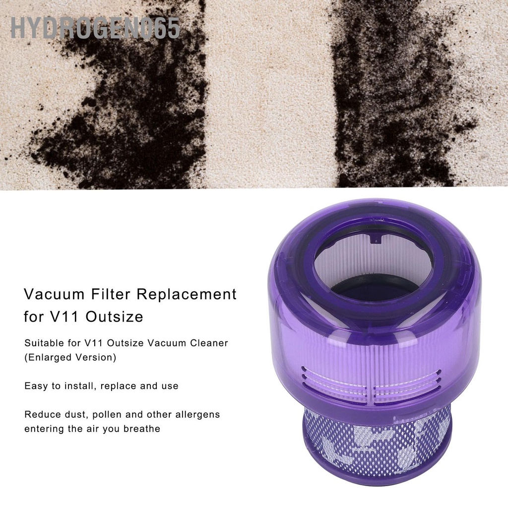 Hydrogen065 Thay thế bộ lọc chân không cho phụ kiện máy hút bụi V11 Outsize Phiên bản mở rộng
