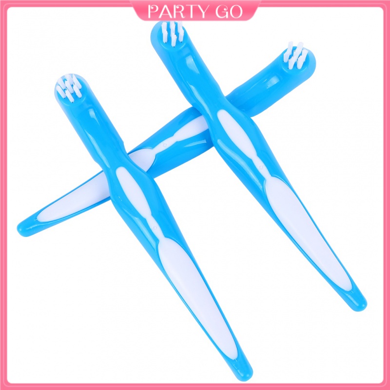 Set 6 Bàn Chải Làm Sạch Răng Giả Hai Đầu Tiện Lợi