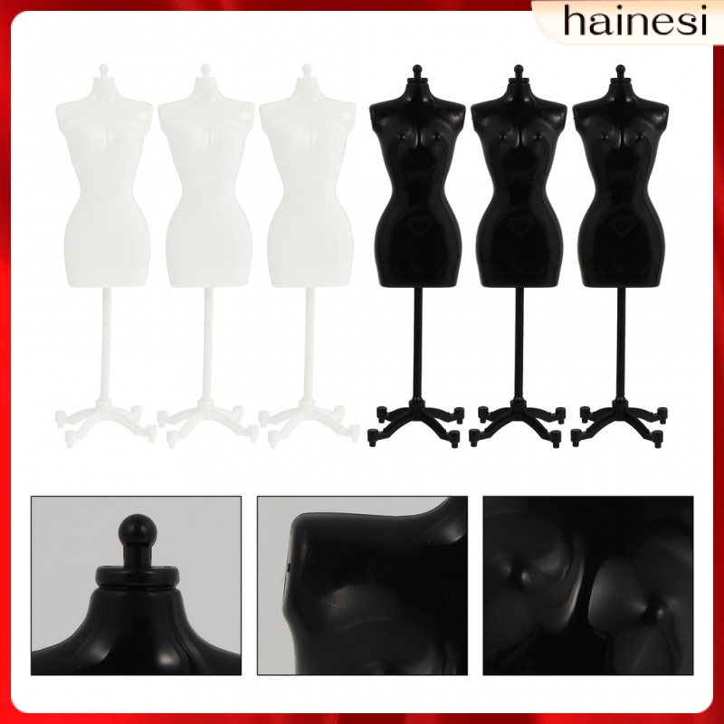 Set 6 Con Rối Đứng Mặc Đầm Búp Bê