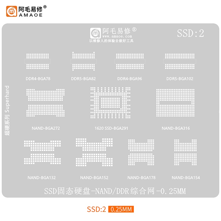 Khuôn BGA190 / BGA170 / 180 / 78 / 96 BGA152 / 132 / 316 / 272 BGA291 / BGA272 / 316 / 154 / 178 / 152