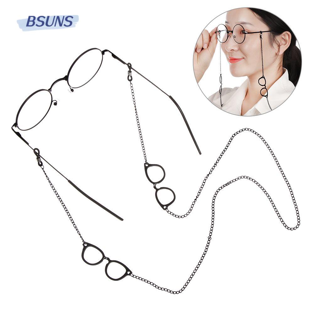 Dây Đeo Mắt Kính Bằng Kim Loại Chống Trượt Phong Cách Vintage Thời Trang